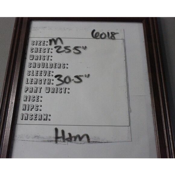 H&M Black Shirt Corduroy Tie Dye Long Sleeve Cotton Mens Medium Shacket - Picture 7 of 7